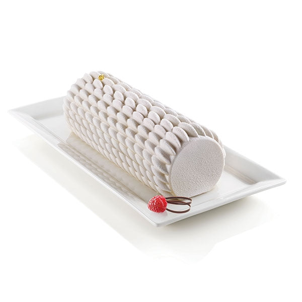 Moule à buche 3D quenelle en silicone Silikomart - Mathon - 2