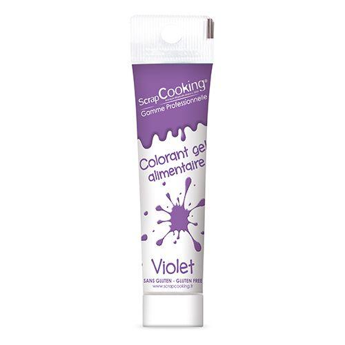 Colorant alimentaire en gel 20 g - violet Scrapcooking - Mathon