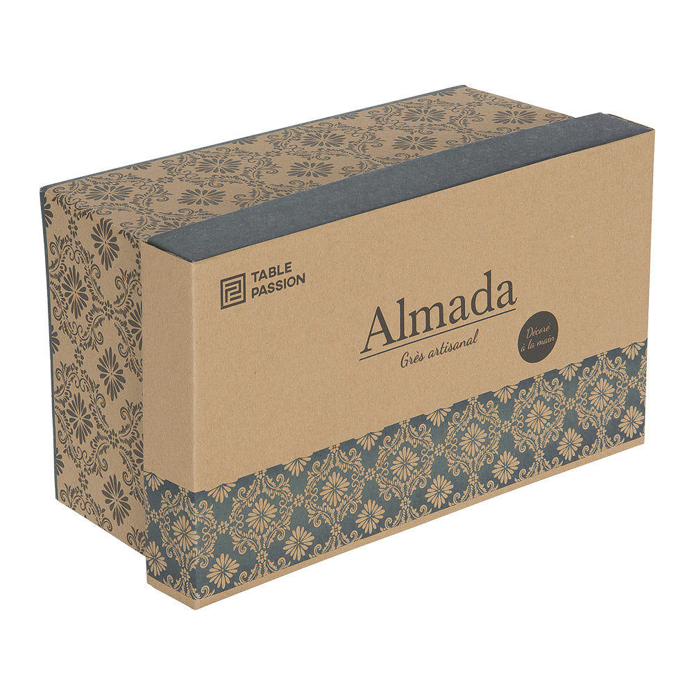 Coffret de 4 bols décors Almada 14 cm Table passion - Mathon - 3