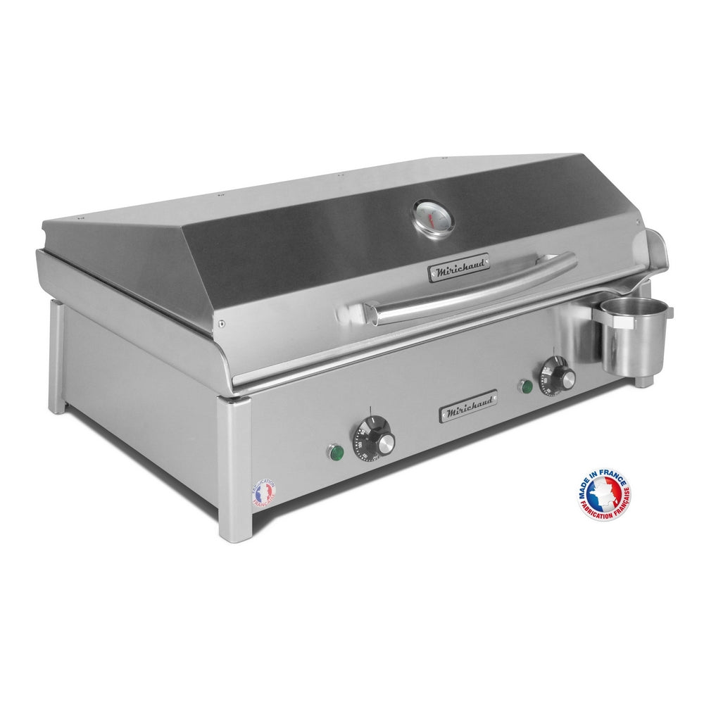 Plancha électrique Anthéa E650 + Couvercle + 2 ustensiles - Planchaelec - Mathon - 1