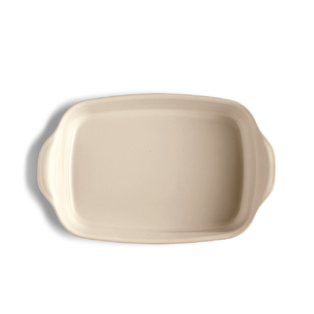 Plat rectangle Argile beige moyen modèle Emile Henry - Mathon - 3