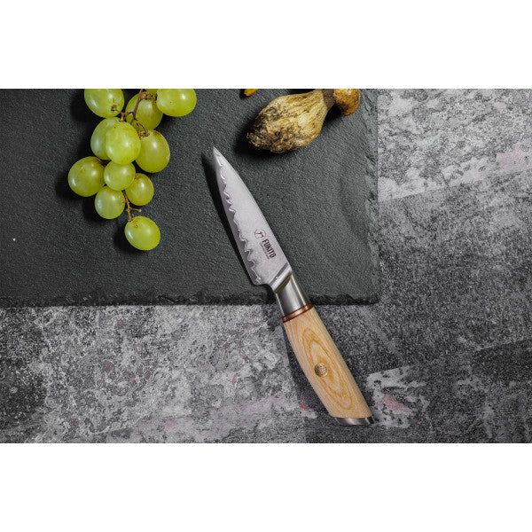 Couteau Fukito Pakka San Mai modèle Office 9cm Fukito - Mathon - 2