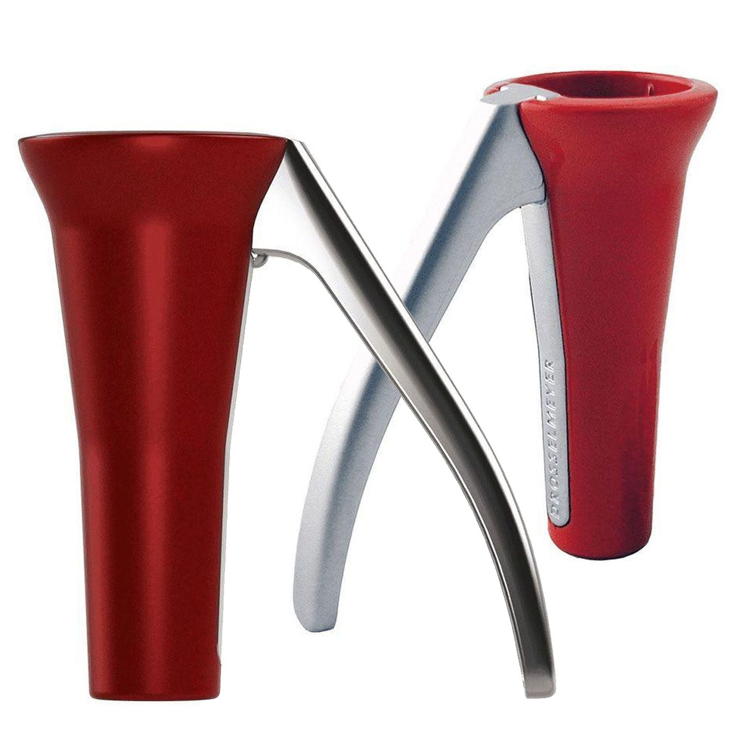 2 casse-noix coniques laqués rouges Chevalier diffusion - Mathon