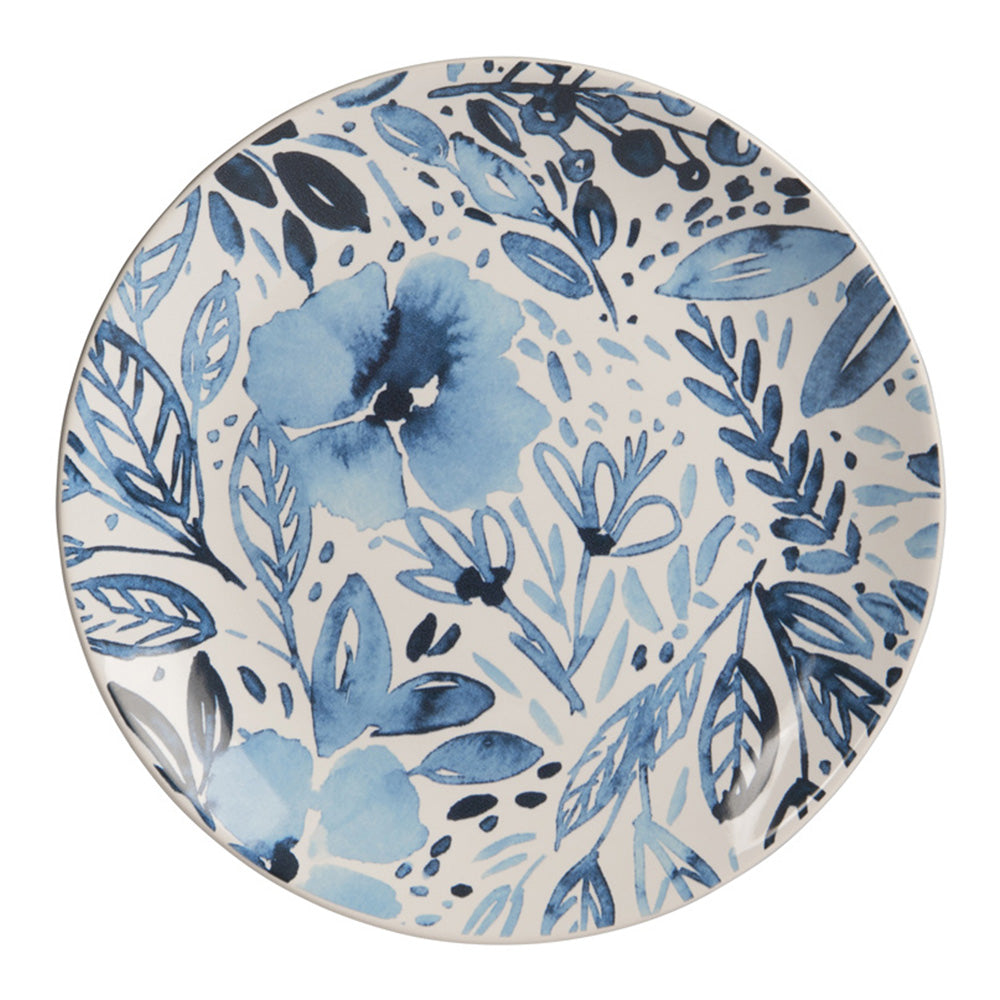 Assiette à dessert Jardin bleu 21,5 cm (lot de 6) Trend