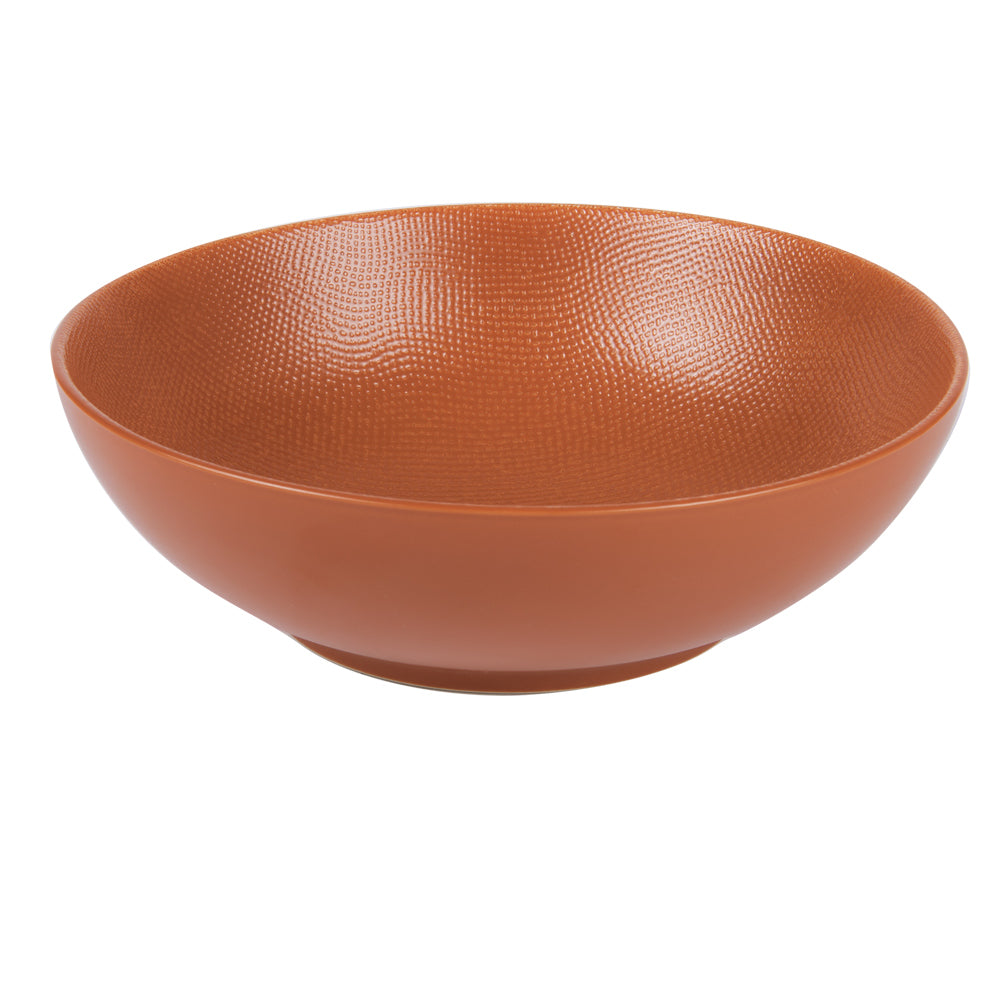 Saladier Vésuvio terra 24 cm Table passion - Mathon - 1