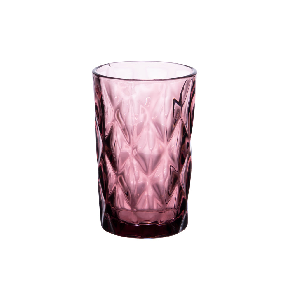 Boite de 6 gobelets haut 34 cl diamond rose Trend