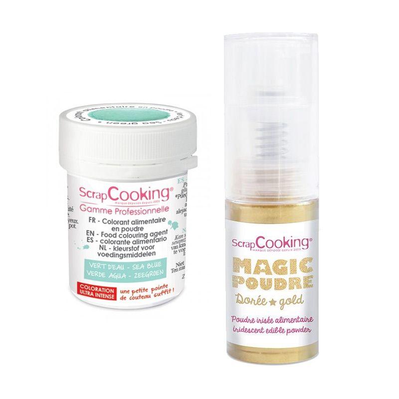 Colorant alimentaire en poudre vert d