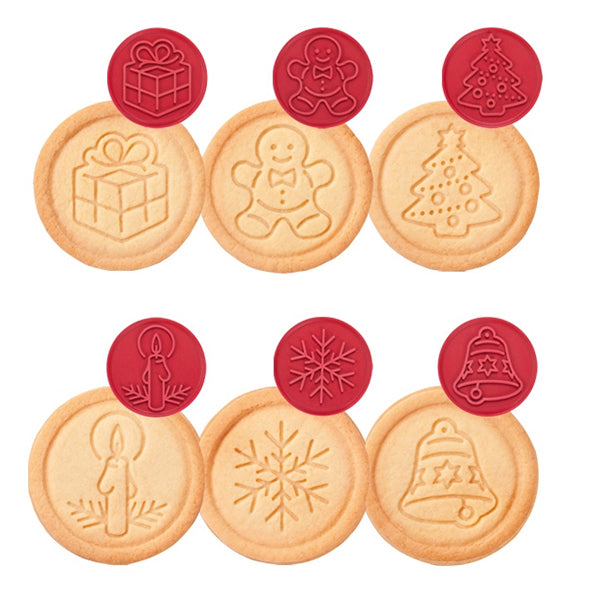 Tampon à biscuits Noël 6 décors Delicia Tescoma - Mathon - 3