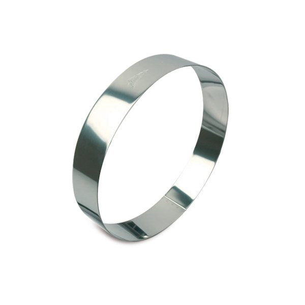 Cercle à tarte inox 24 cm Patisse - Mathon - 1
