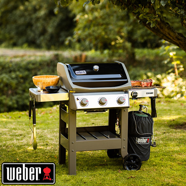 Barbecue à gaz Spirit II E-310 Plancha noir Weber - Mathon - 4