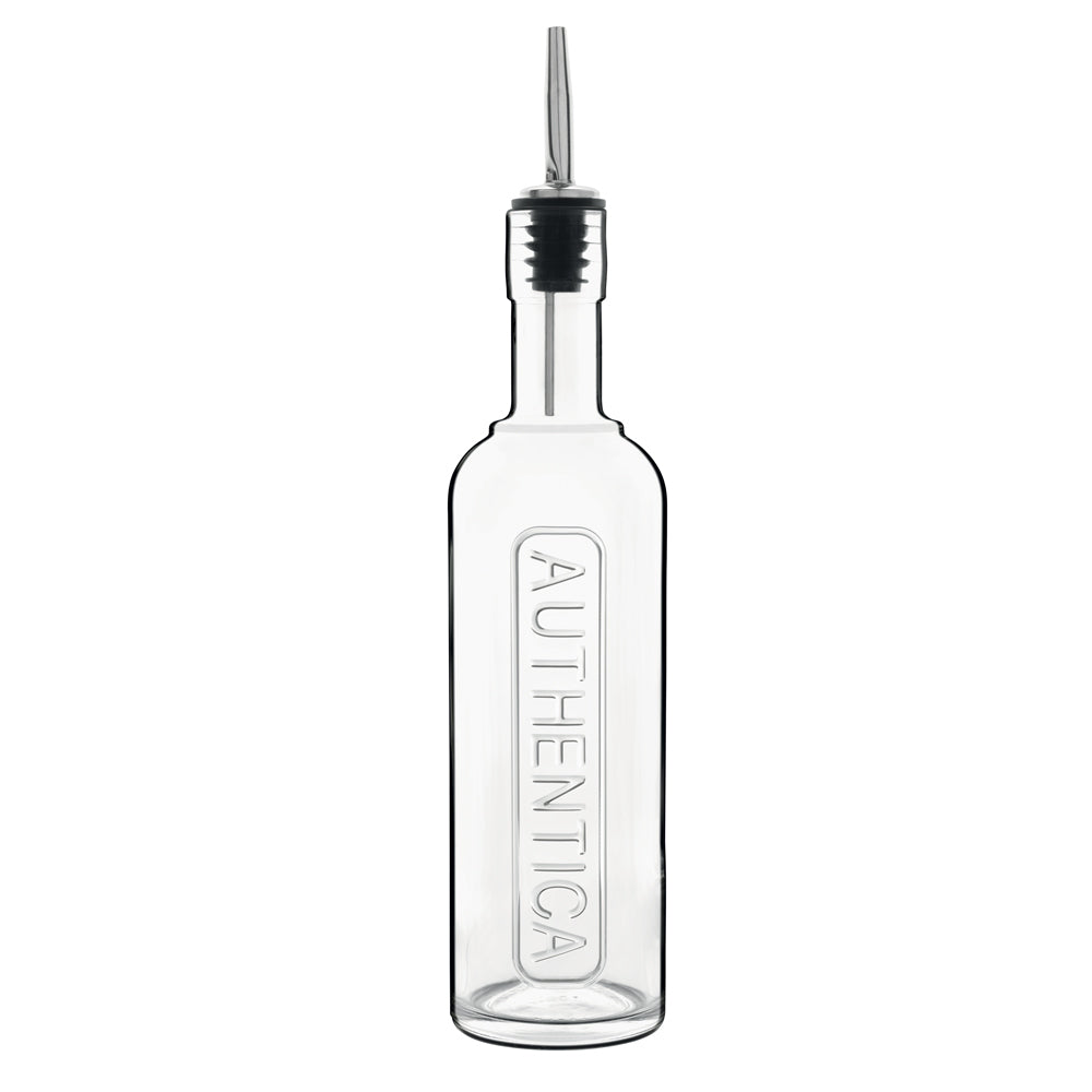 Bouteille à huile avec bouchon verseur Optima 0,5 l Bormioli Luigi - Mathon