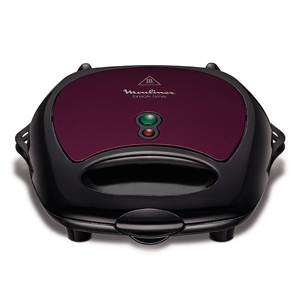 Appareil à croque-monsieur et gaufres Break Time 700 W SJ615612 Moulinex - Mathon