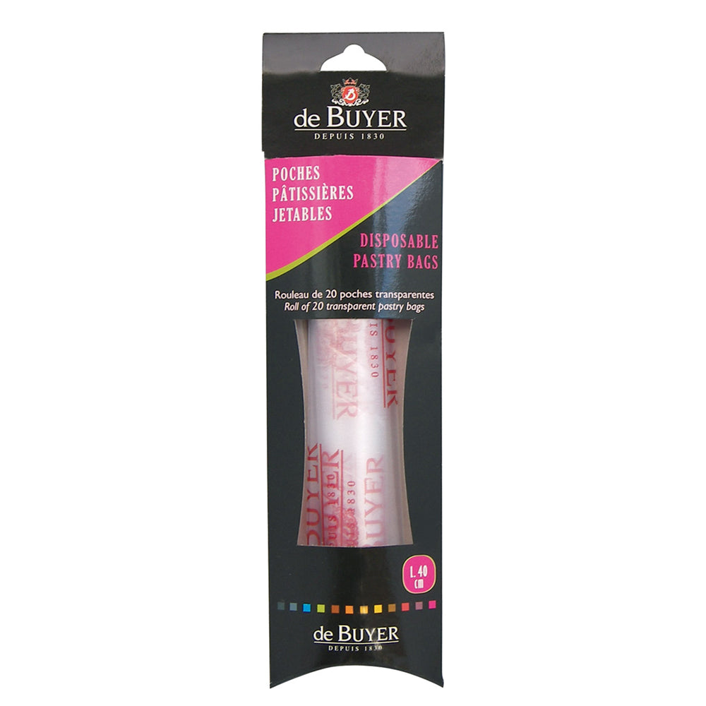 Rouleau 20 poches à douille 40 cm jetables De Buyer - Mathon - 2
