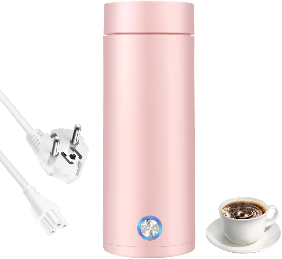 Mini Bouilloire de Voyage de 0,4L 3 en 1 avec Doublure en Acier Inoxydable Vendos85 - Mathon