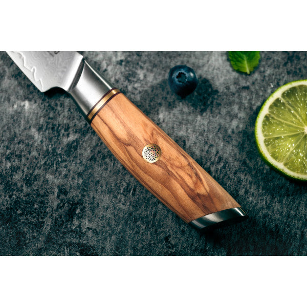 Couteau Fukito Olive Damas modèle Office 9cm Fukito - Mathon - 4