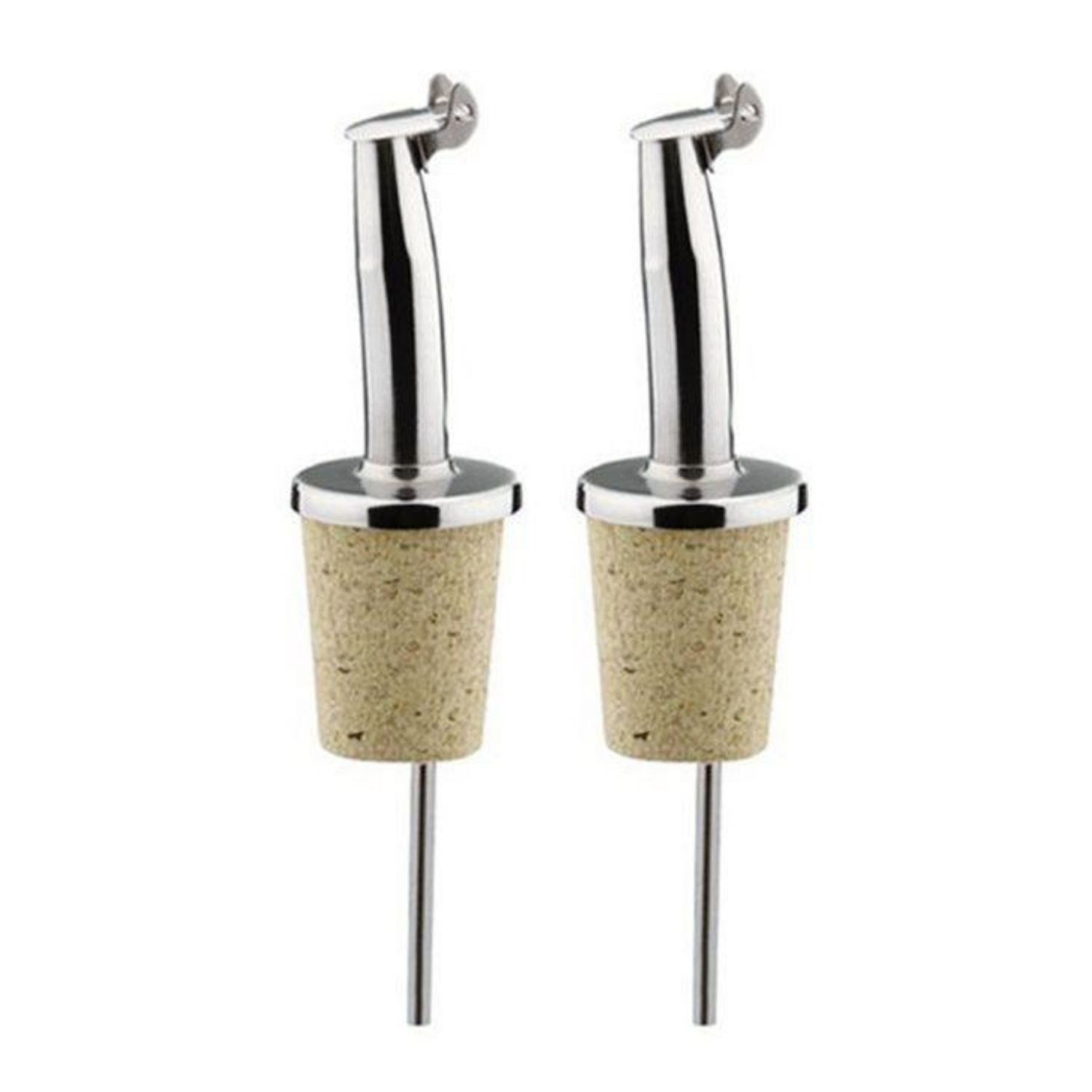 2 bouchons verseurs à clapet en inox et liège Chevalier diffusion - Mathon