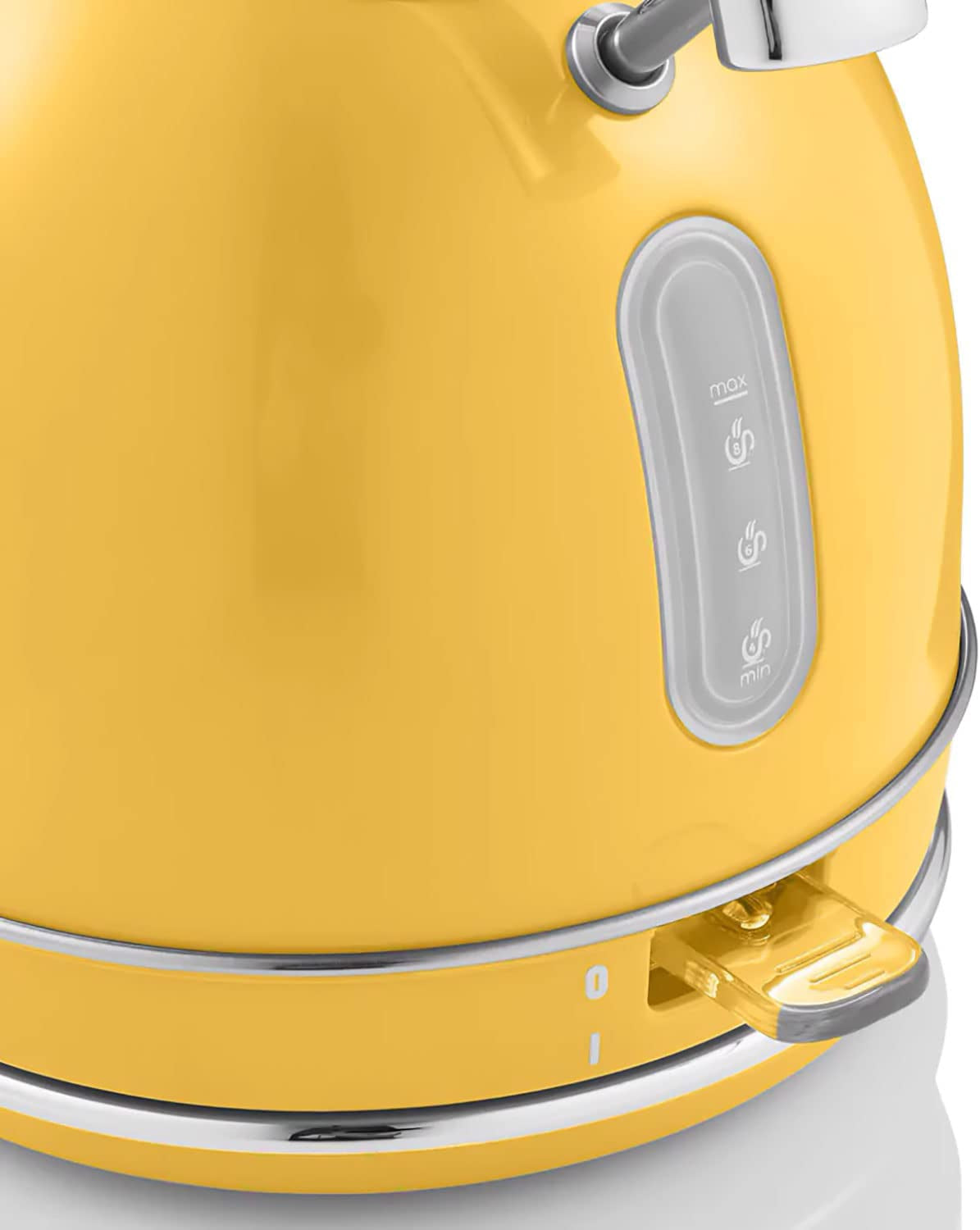 Retro Bouilloire, 1,8 L, Acier Inoxydable sans BPA, Résistance Cachée, sans Fil 3000 Jaune SK14630YELNEU - Mathon - 7