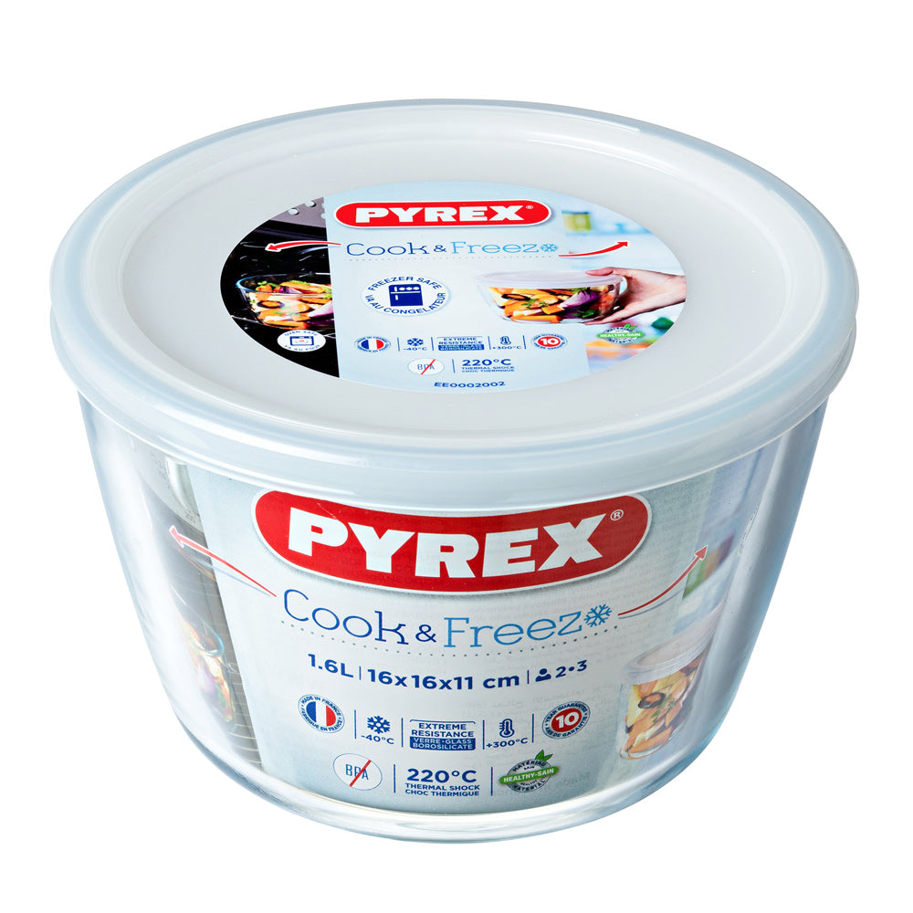 Plat rond cook et freeze 1,6 l Pyrex - Mathon