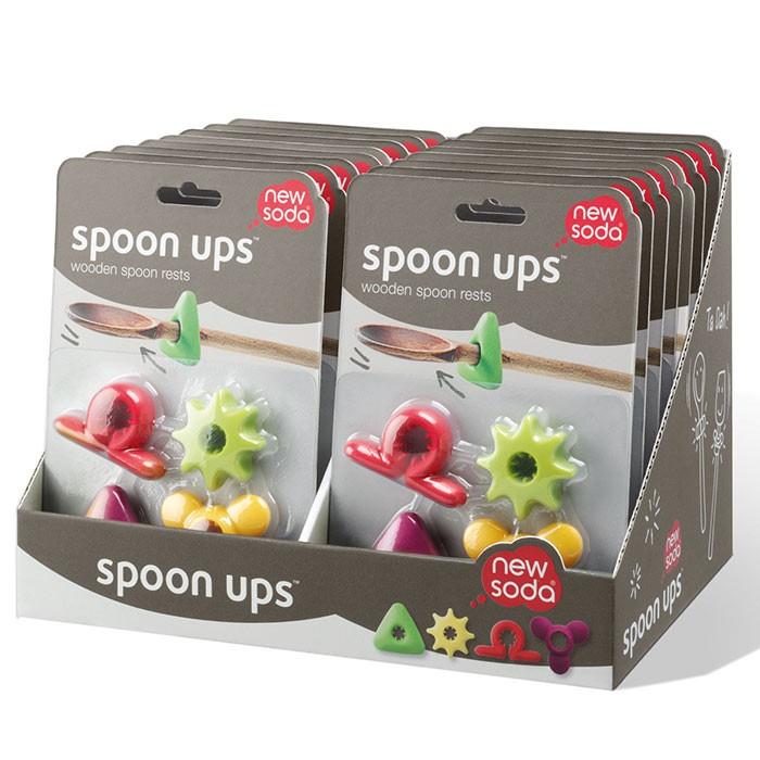 4 repose-cuillère colorés Chevalier diffusion - Mathon