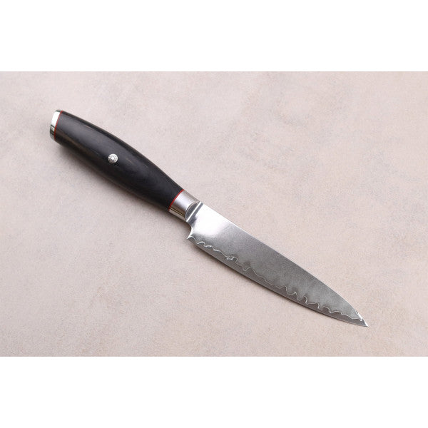 Couteau modèle universel Wusaki Fujiko Black 12cm manche en pakka Wusaki - Mathon - 3