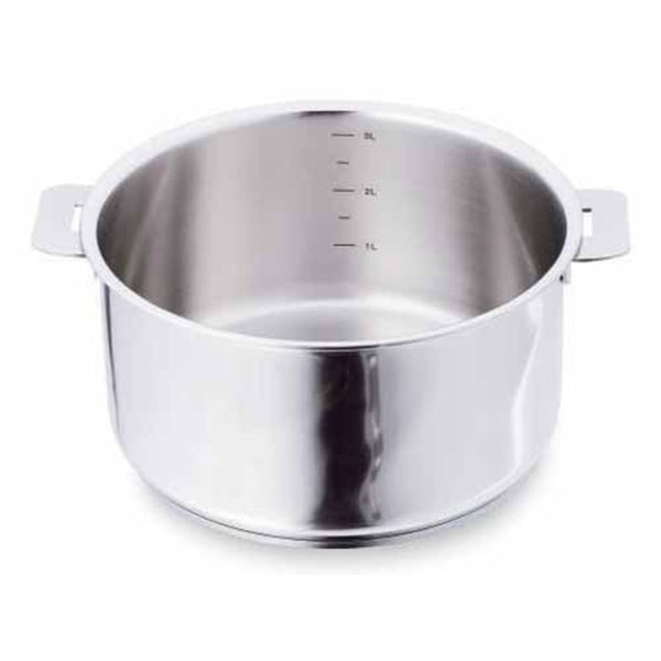 Faitout inox Casteline sans manche 24 cm Cristel - Mathon - 1