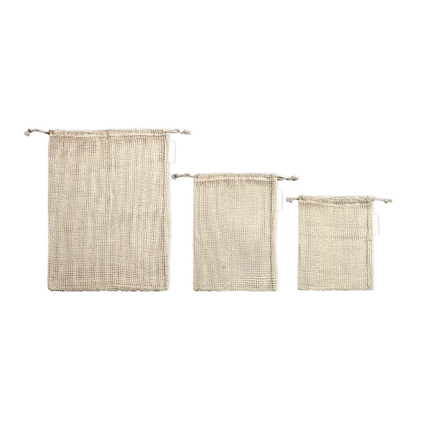 Set de 3 filets pour fruits et légumes en coton Livoo - Mathon - 1