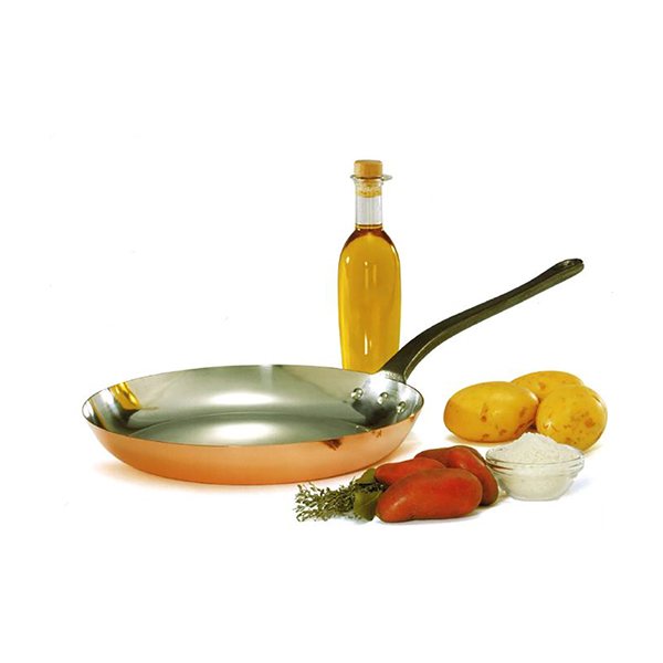 Poêle à frire en cuivre massif 28 cm Baumalu - Mathon - 2