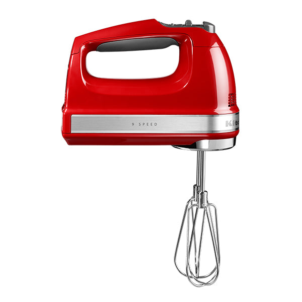 Batteur à main 9 vitesses empire 85 W 5KHM9212EER rouge Kitchenaid - Mathon - 1