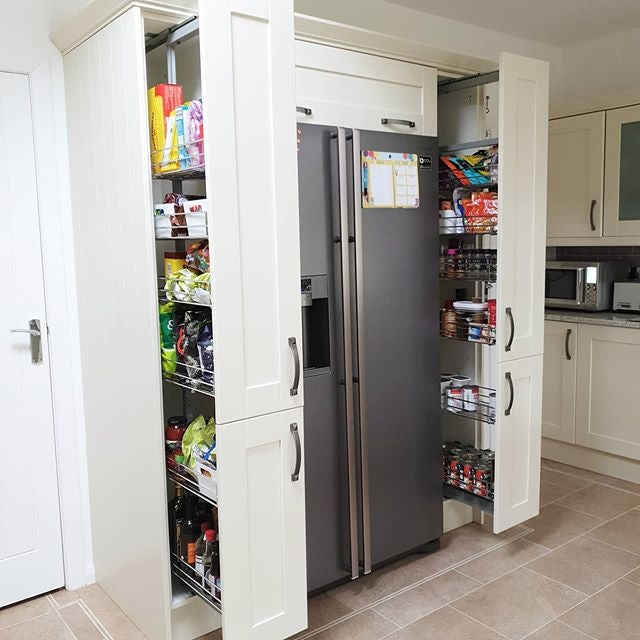 KuKoo Garde-manger de cuisine à fermeture amortie – 46cm P x 170-195cm H Kukoo - Mathon - 1