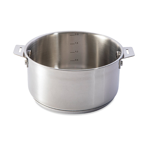 Casserole inox Clips’Inox sans manche 18 cm Mathon - Mathon - 1