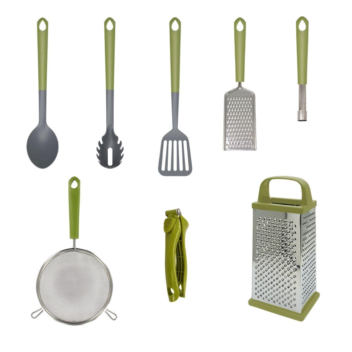 Ensemble de 8 ustensiles de cuisine Gamme Zéro Fackelmann - Mathon - 1