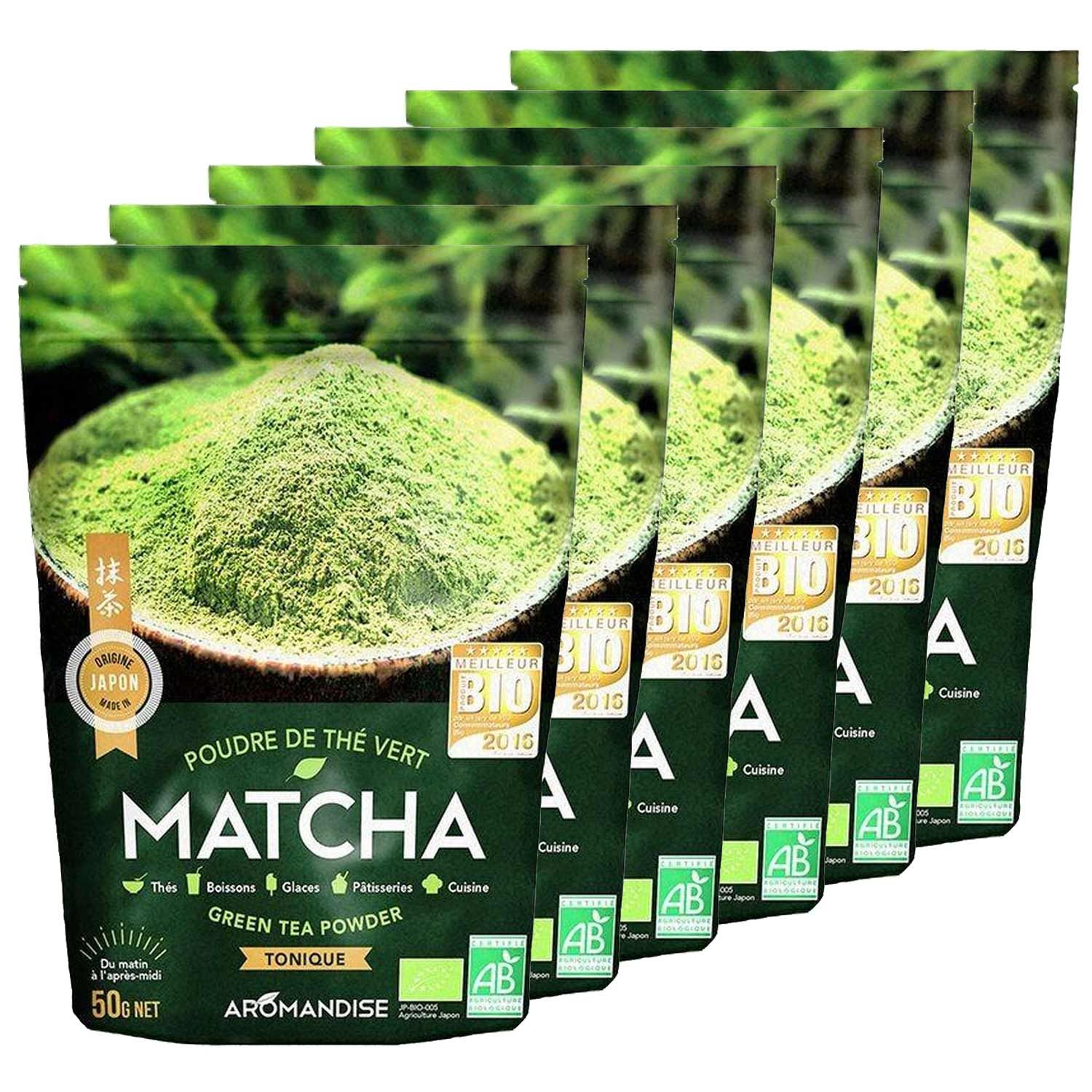 Thé vert bio Matcha en poudre 300 g Aromandise - Mathon