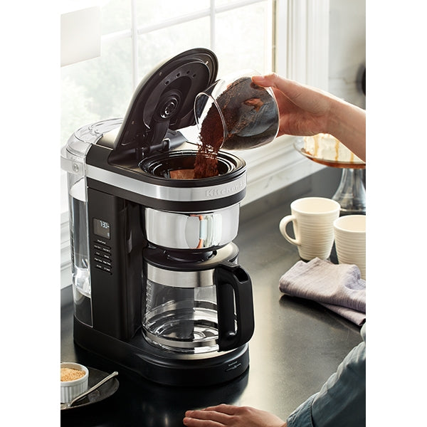 Machine à café électrique onyx 1,7 L 1100 W 5KCM1209EOB Kitchenaid - Mathon - 6