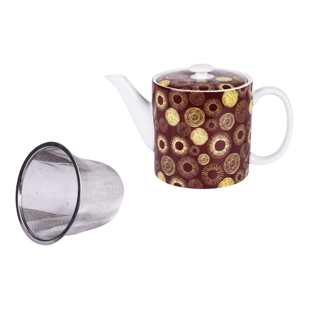 Théière et son filtre en inox 0.7 l Table passion - Mathon - 2