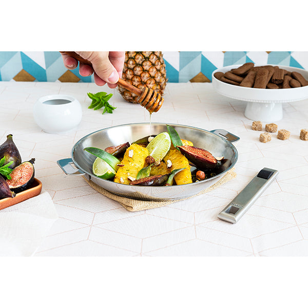 Poêle tout inox Strate sans manche 26 cm Cristel - Mathon - 4