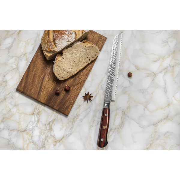 Couteau Fukito Rosewood Damas modèle pain 21cm Fukito - Mathon - 4