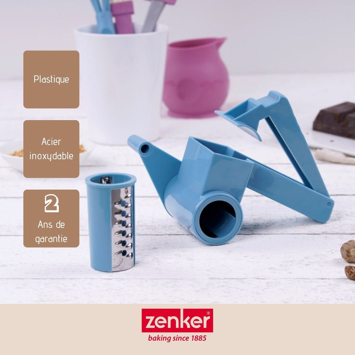 Mini moulin râpe pour chocolat Smart Pastry Zenker 