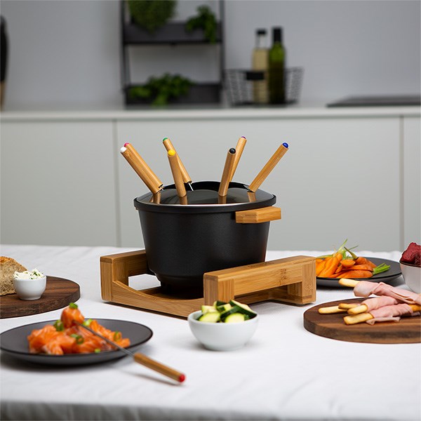 Fondue bambou noire 8 personnes 1,5 L 01.173025.01.001 Princess - Mathon - 5