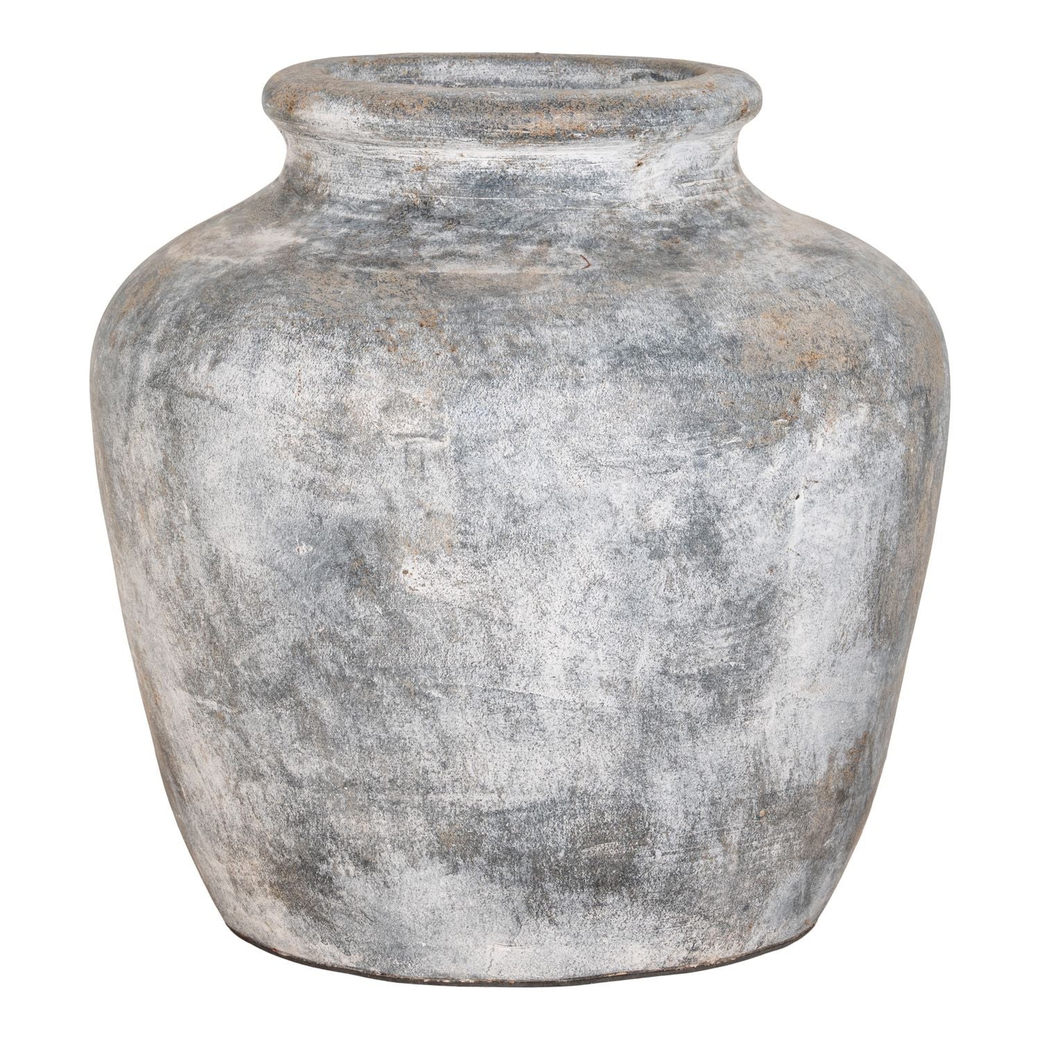 Vase de décoration gris clair antique Ø 30 x 30 cm House Nordic - Mathon