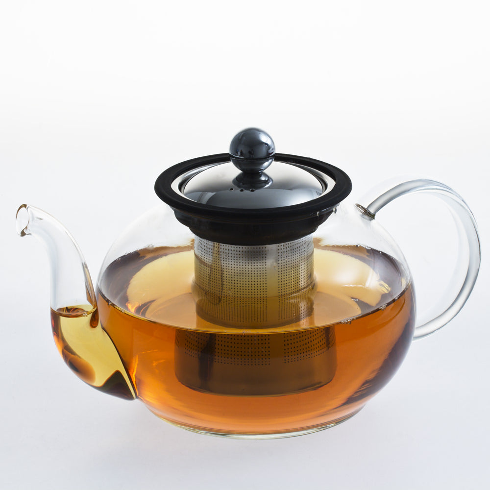 Théière 1 l en borosilicate décor noir Table passion - Mathon - 4