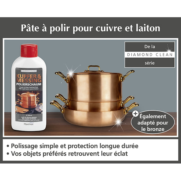 Pâte à polir pour cuivre et laiton Wenko by Maximex - Mathon - 2