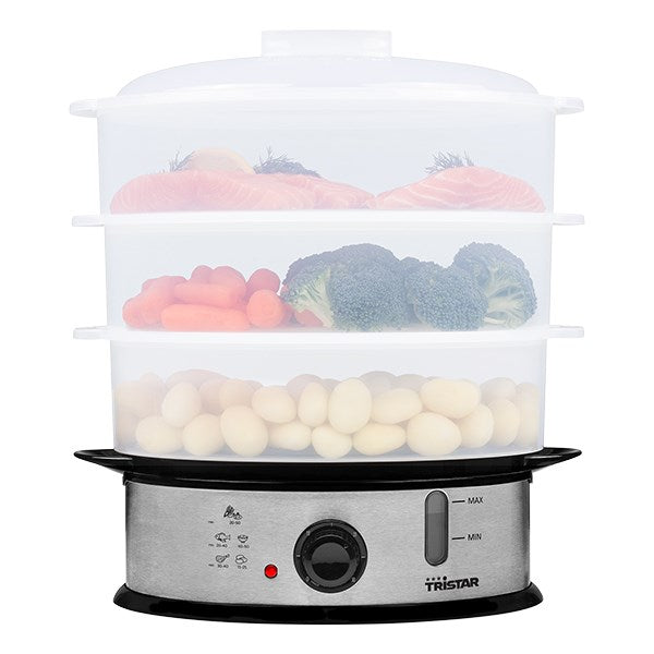 Cuiseur vapeur électrique 3 niveaux 1200 W VS-3914 Tristar - Mathon - 1