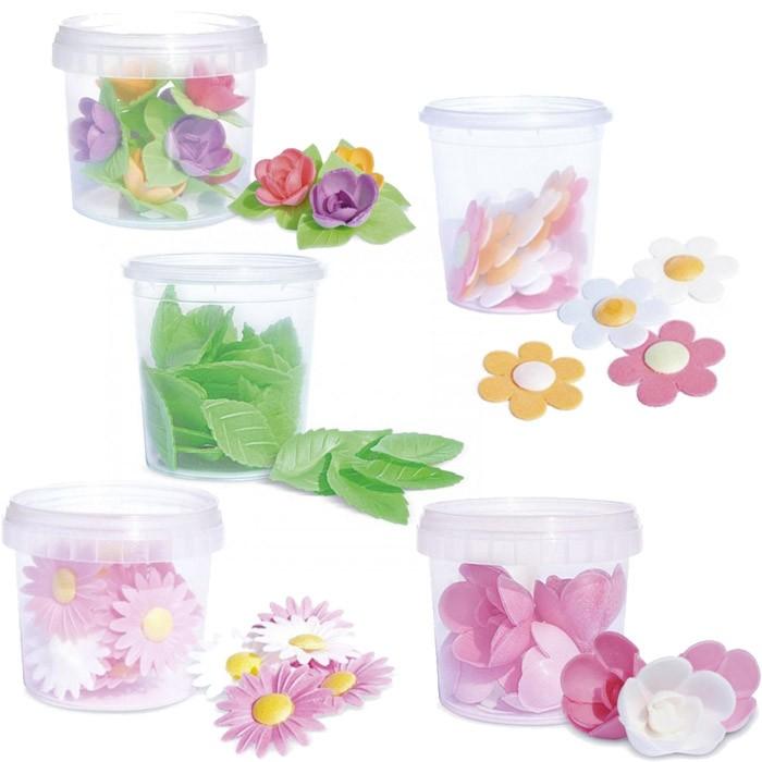 Coffret décors azyme feuilles et fleurs Scrapcooking - Mathon