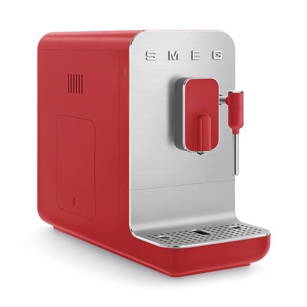 Machine à café avec broyeur et buse vapeur 1350 W BCC02RDMEU rouge Smeg - Mathon - 4