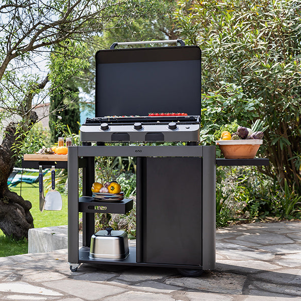 Couvercle de protection noir pour plancha Fusion 75 ENO - Mathon - 2