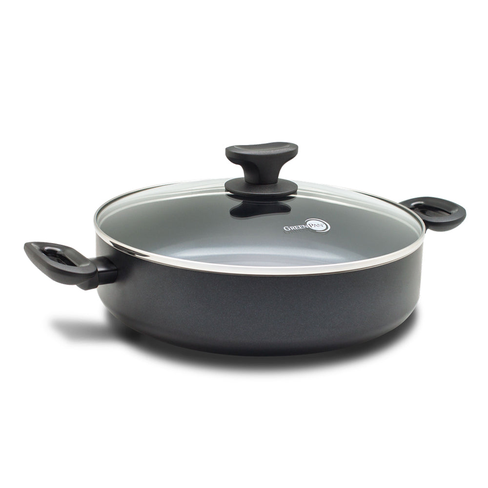 Sauteuse Torino en céramique avec Couvercle 28 cm Greenpan - Mathon - 1