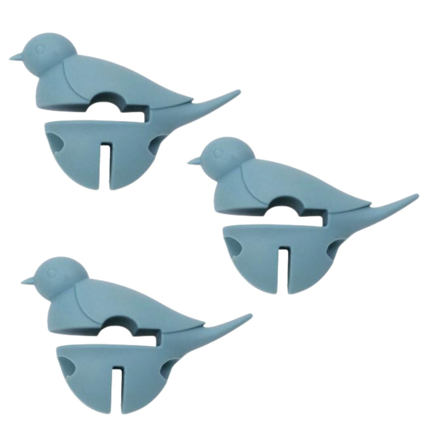 3 repose-cuillère petit oiseau bleu 3 en 1 Chevalier diffusion - Mathon
