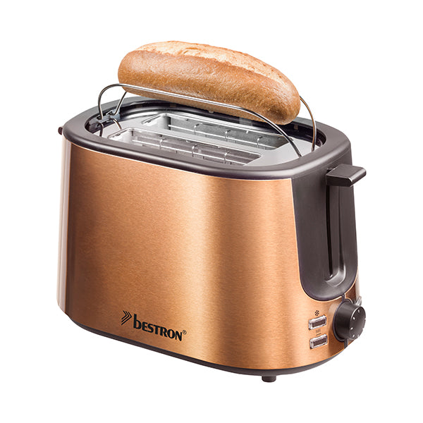 Grille-pain 2 tranches 1000 W coloris cuivre Bestron - Mathon - 6