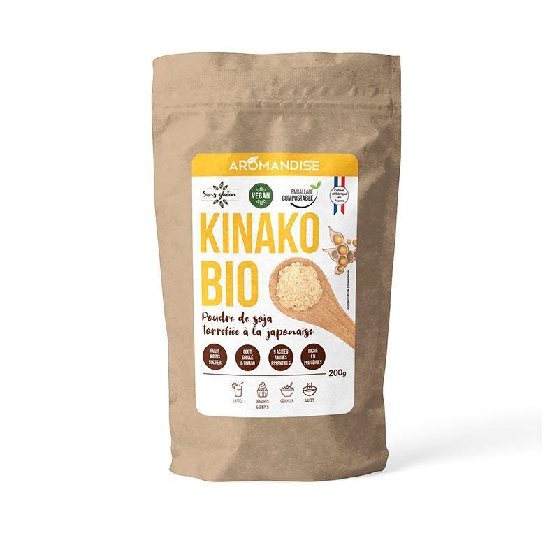 Poudre de soja torréfié Kinako 200 g Aromandise - Mathon