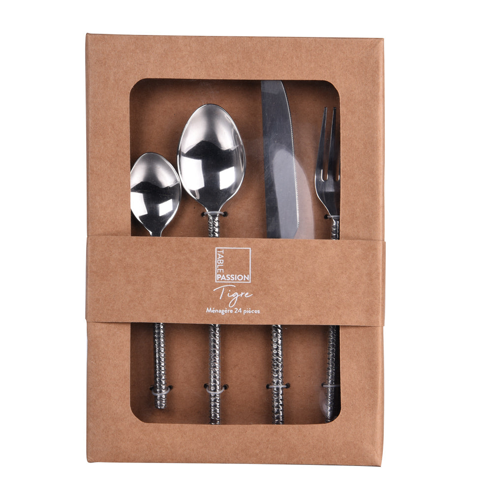 Ménagère 24 pièces Table passion - Mathon - 2